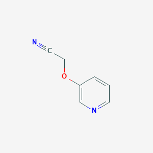 molecular formula C7H6N2O B8791675 2-(Pyridin-3-yloxy)acetonitrile 