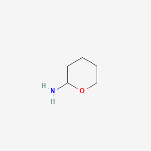 molecular formula C5H11NO B8791702 Tetrahydro-2h-pyran-2-amine CAS No. 64474-04-0