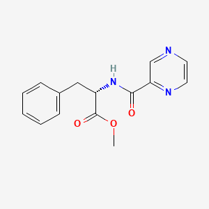 N-(2-Pyrazinylcarbonyl)-L-phenylalanine Methyl Ester