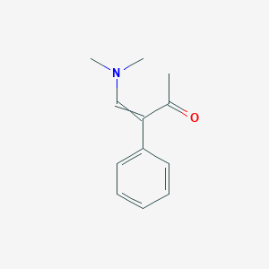 molecular formula C12H15NO B8791752 4-(Dimethylamino)-3-phenylbut-3-en-2-one CAS No. 66606-22-2