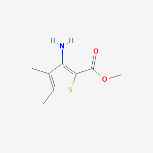 molecular formula C8H11NO2S B8791792 Methyl 3-amino-4,5-dimethylthiophene-2-carboxylate 