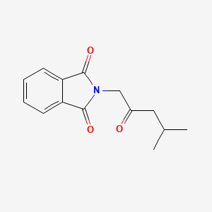 molecular formula C14H15NO3 B8791809 2-(4-methyl-2-oxopentyl)-1H-isoindole-1,3(2H)-dione CAS No. 4113-64-8