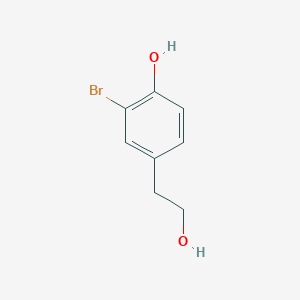 molecular formula C8H9BrO2 B8791837 2-Bromo-4-(2-hydroxyethyl)phenol 