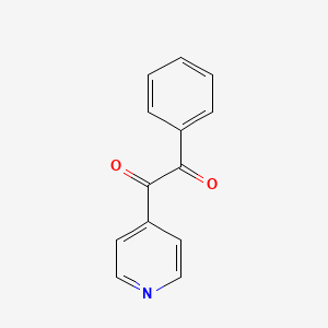 molecular formula C13H9NO2 B8791840 1-Phenyl-2-pyridin-4-ylethane-1,2-dione CAS No. 35779-40-9