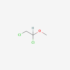 molecular formula C3H6Cl2O B8791864 1,2-Dichloro-1-methoxyethane CAS No. 41683-62-9