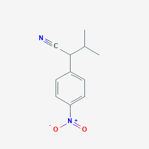 molecular formula C11H12N2O2 B8791968 3-Methyl-2-(4-nitrophenyl)butanenitrile CAS No. 81310-40-9