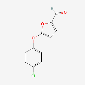 2-Furancarboxaldehyde, 5-(4-chlorophenoxy)-