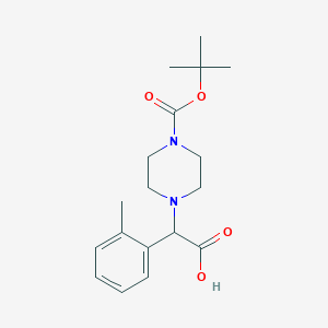 2-(4-Boc-piperazinyl)-2-(2-methylphenyl)acetic acid