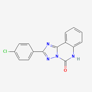 2-(4-Chlorophenyl)-[1,2,4]triazolo[1,5-c]quinazolin-5(6H)-one