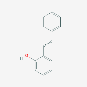 molecular formula C14H12O B8792179 2-[(E)-2-phenylethenyl]phenol 