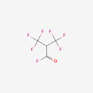 molecular formula C4HF7O B8792221 Propanoyl fluoride, 3,3,3-trifluoro-2-(trifluoromethyl)- CAS No. 382-22-9
