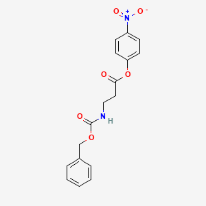 (4-Nitrophenyl) 3-(phenylmethoxycarbonylamino)propanoate