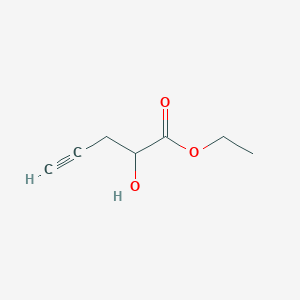 Ethyl 2-hydroxypent-4-ynoate