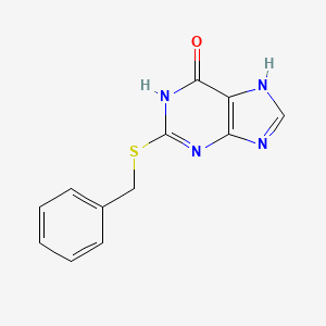 2-(benzylsulfanyl)-9H-purin-6-ol