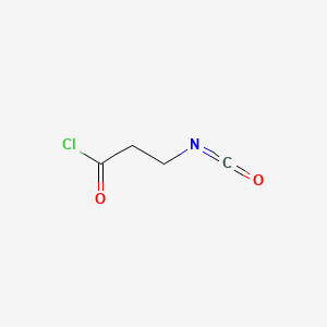 molecular formula C4H4ClNO2 B8792382 3-Isocyanatopropanoyl chloride CAS No. 3729-19-9