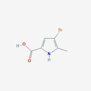 molecular formula C6H6BrNO2 B8792387 4-Bromo-5-methyl-1H-pyrrole-2-carboxylic acid 