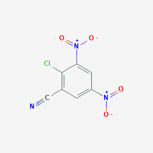 molecular formula C7H2ClN3O4 B8792395 2-Chloro-3,5-dinitrobenzonitrile CAS No. 27697-45-6