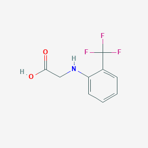 molecular formula C9H8F3NO2 B8792405 2-(Trifluoromethyl)phenylglycine 