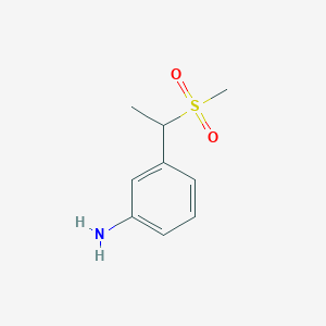 3-(1-Methanesulfonylethyl)aniline