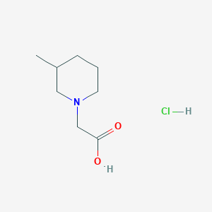 molecular formula C8H16ClNO2 B8792717 (3-Methyl-piperidin-1-YL)-acetic acid hydrochloride 