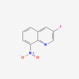 molecular formula C9H5FN2O2 B8792725 3-Fluoro-8-nitroquinoline CAS No. 236093-08-6