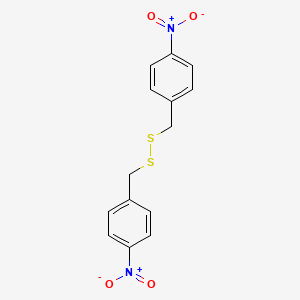 Hydroxy(4-(((4-(hydroxy(oxido)amino)benzyl)dithio)methyl)phenyl)azane oxide