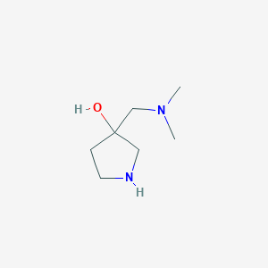 3-((Dimethylamino)methyl)pyrrolidin-3-ol