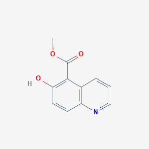 molecular formula C11H9NO3 B8792870 Methyl 6-hydroxyquinoline-5-carboxylate 