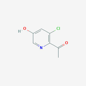 1-(3-Chloro-5-hydroxypyridin-2-yl)ethanone