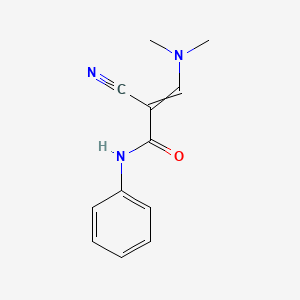2-Propenamide, 2-cyano-3-(dimethylamino)-N-phenyl-, (Z)-