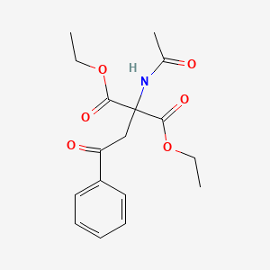 Diethyl 2-acetamido-2-(benzoylmethyl)-malonate