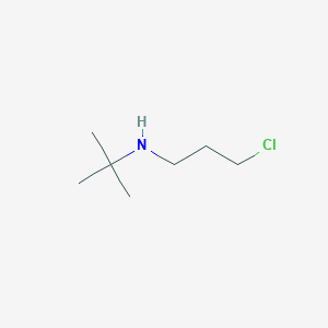 molecular formula C7H16ClN B8792966 tert-Butyl-3-chloropropylamine CAS No. 52560-90-4