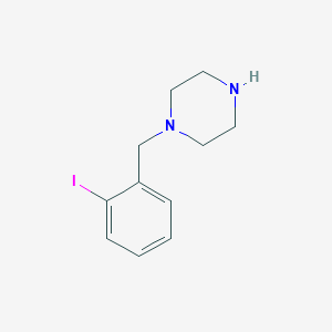 molecular formula C11H15IN2 B8792989 1-(2-Iodobenzyl)piperazine 