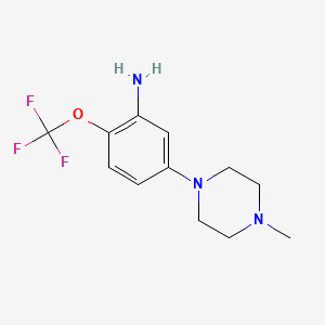 5-(4-Methylpiperazin-1-yl)-2-trifluoromethoxyphenylamine