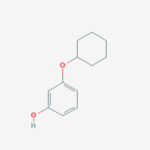 molecular formula C12H16O2 B8793060 3-(Cyclohexyloxy)phenol CAS No. 118163-40-9