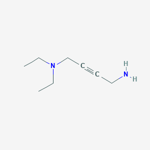 molecular formula C8H16N2 B8793063 N,N-diethyl-2-butyne-1,4-diamine 
