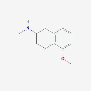 (5-Methoxy-1,2,3,4-tetrahydro-naphthalen-2-yl)-methyl-amine
