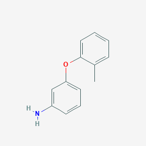 molecular formula C13H13NO B8793107 3-(2-Methylphenoxy)aniline 