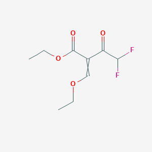 Ethyl 2-ethoxymethylene-4,4-difluoro-3-oxobutyrate