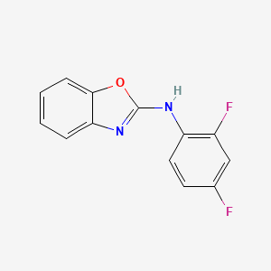 molecular formula C13H8F2N2O B8793287 N-(2,4-difluorophenyl)-1,3-benzoxazol-2-amine 