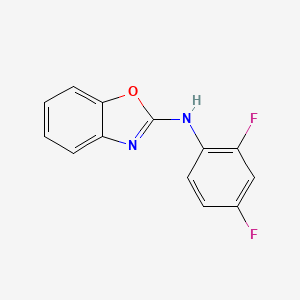 N-(2,4-difluorophenyl)-1,3-benzoxazol-2-amine