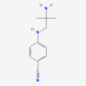 Benzonitrile, 4-[(2-amino-2-methylpropyl)amino]-