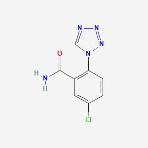 5-Chloro-2-(1H-tetrazol-1-YL)benzamide