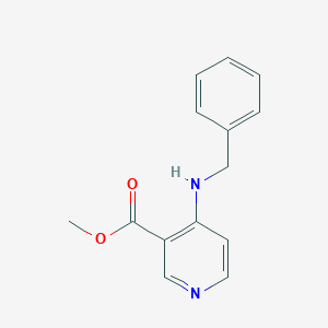 molecular formula C14H14N2O2 B8793502 Methyl 4-(benzylamino)nicotinate 