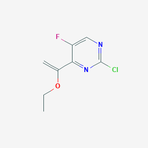 2-Chloro-4-(1-ethoxyvinyl)-5-fluoropyrimidine