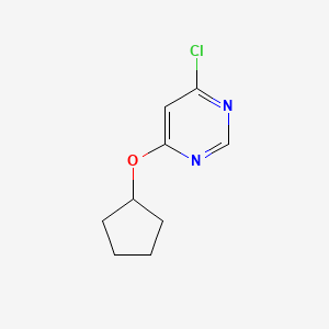4-Chloro-6-(cyclopentyloxy)pyrimidine