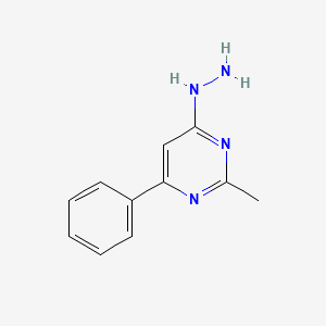 4-Hydrazinyl-2-methyl-6-phenylpyrimidine