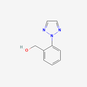 molecular formula C9H9N3O B8793705 (2-(2H-1,2,3-Triazol-2-YL)phenyl)methanol CAS No. 1313237-23-8