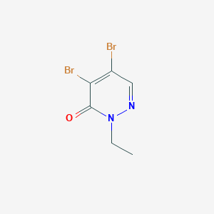 3(2H)-Pyridazinone, 4,5-dibromo-2-ethyl-