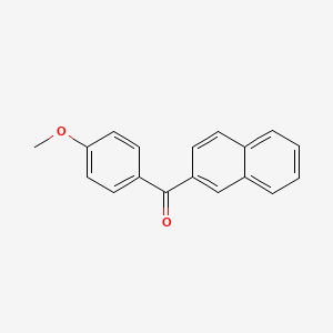 molecular formula C18H14O2 B8793748 (4-Methoxyphenyl)(naphthalen-2-yl)methanone CAS No. 39070-97-8
